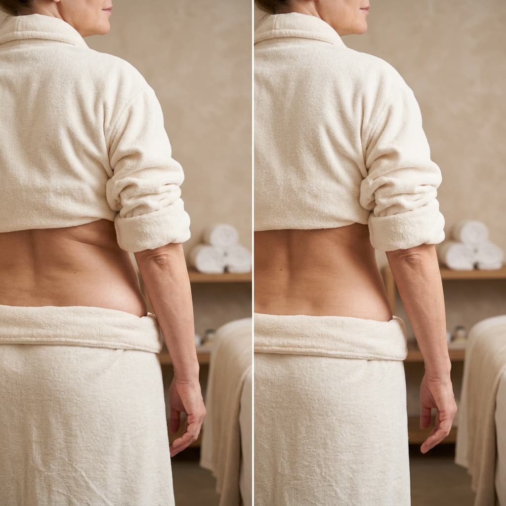 Resultado antes e depois